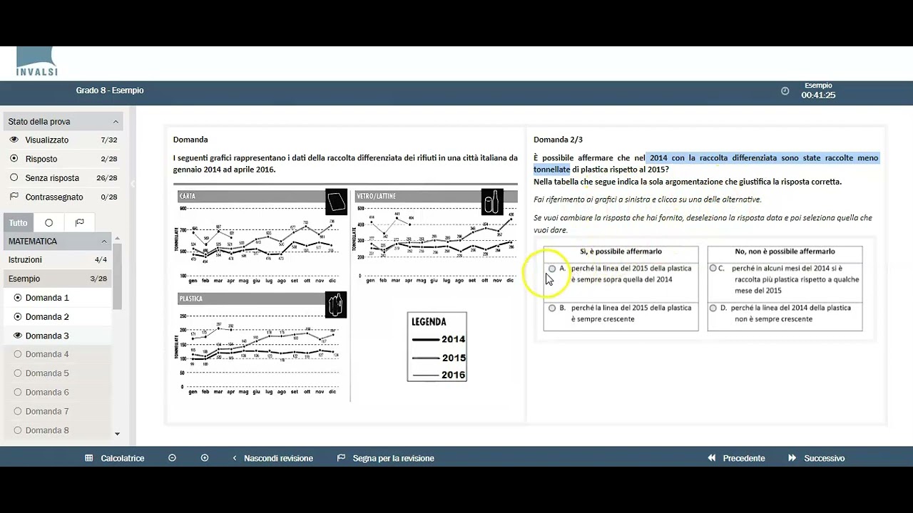 Prova Invalsi Matematica Scuola Media CBT 2018 2019 Domande 2-3-4  SPIEGATE e RISOLTE