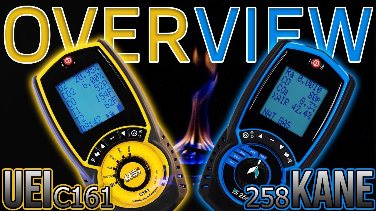 Overview of the UEI C161/Kane 258 Combustion Analyzer