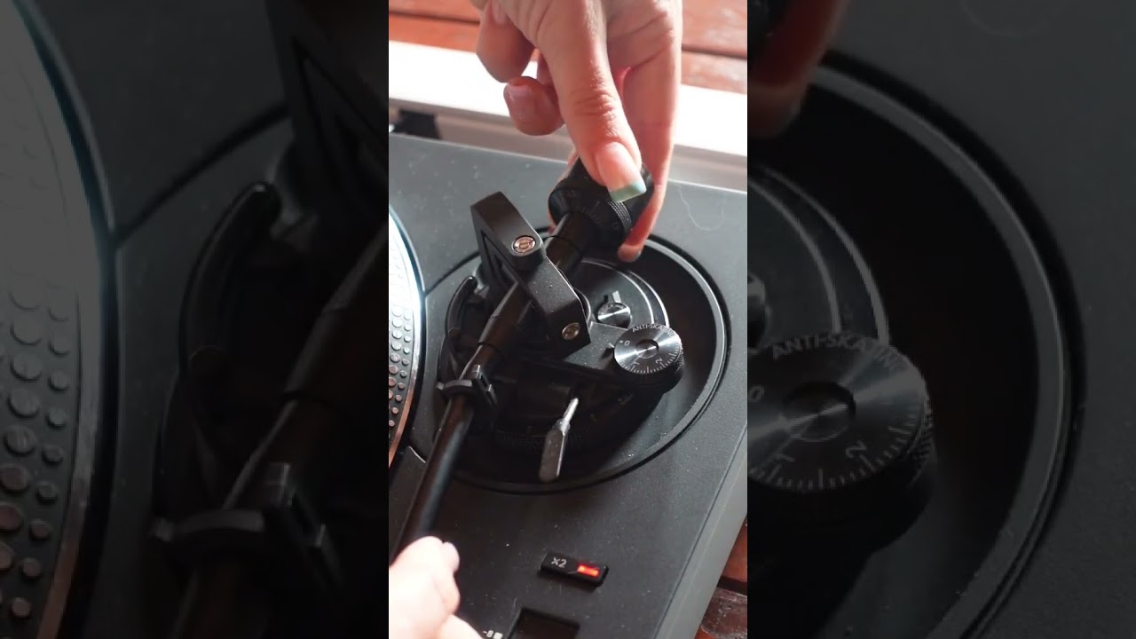 come regolare il peso della puntina sul giradischi | mini tutorial 