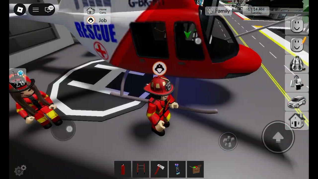 Como usar el bomberos en brookhaven 🚒👨‍🚒