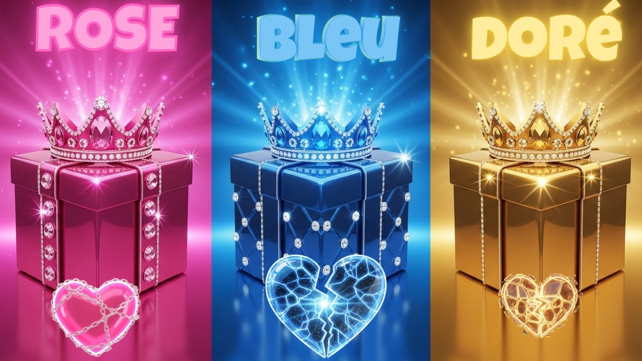 Choisis Ton Cadeau 🎁💖💙💰 | Rose, Bleu ou Or?? 😍🎀 | Choisis Vite!! #défi3boîtescadeaux