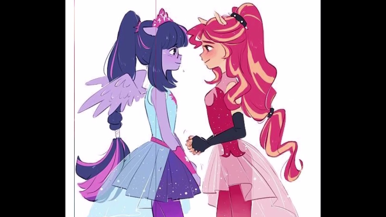 Mlp FIM: Twilight Sparkle x Sunset Shimmer Tribute