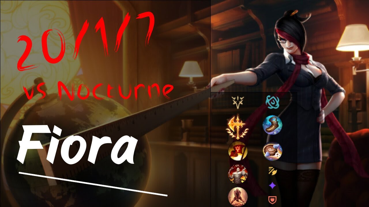 Fiora TOP vs Nocturne - Challenger Replay KR