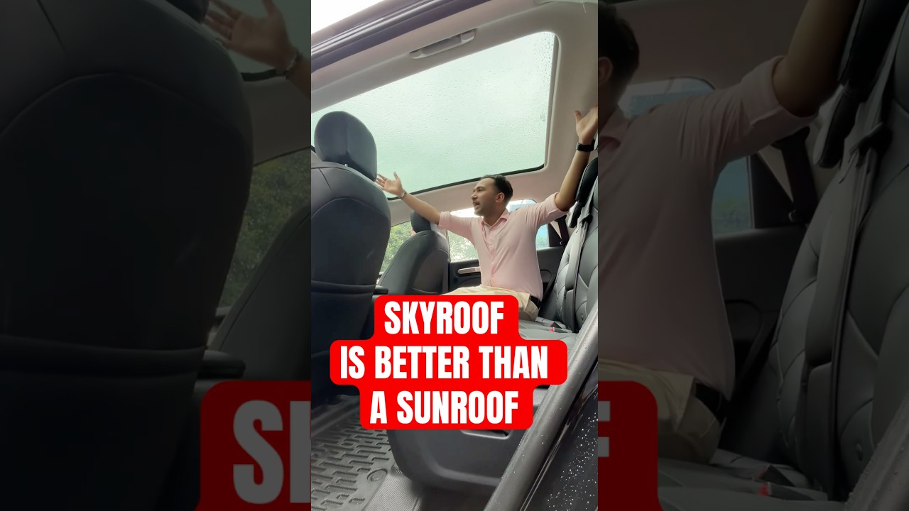 Skyroof is Better than Sunroof ft. MG Windsor EV @MGMotorIndia  Safer Cars for India #mgwindsorev