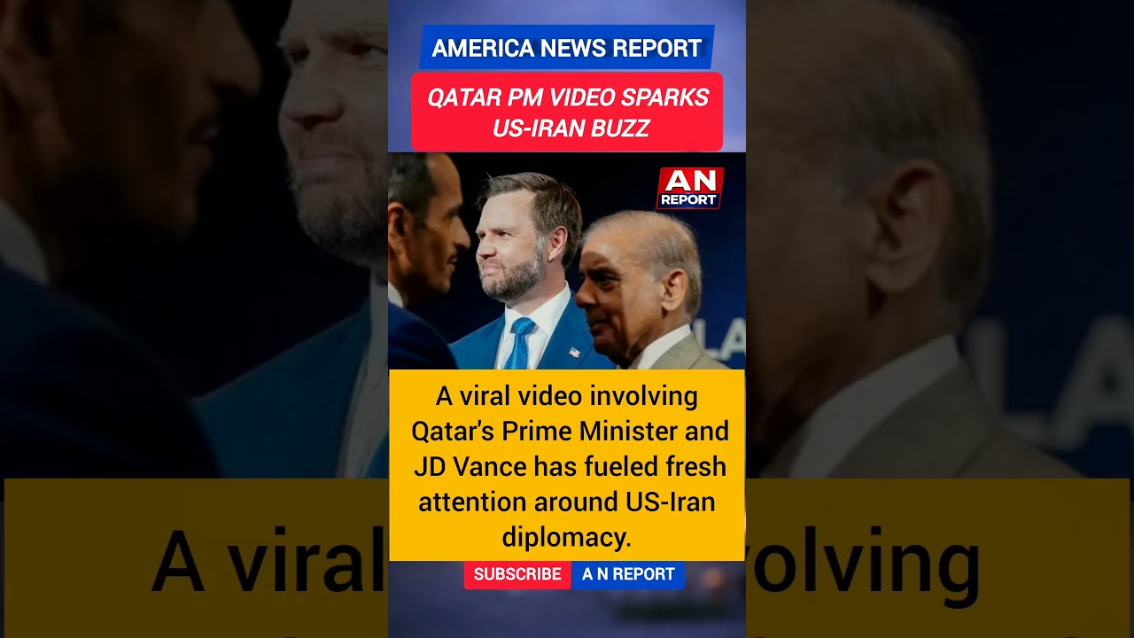 Qatar PM & JD Vance Viral Moment Sparks Questions | US-Iran Talks Update | A N REPORT