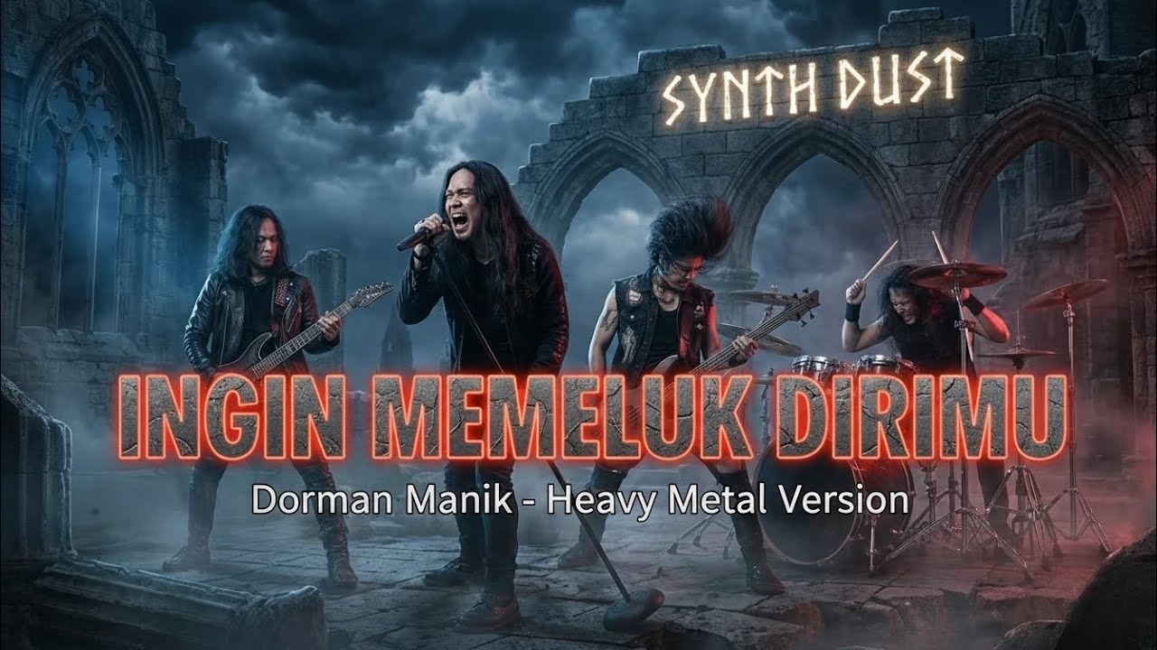 Ingin Memeluk Dirimu – Dorman Manik 🔥 Heavy Metal Rock Cover Synth Dust | (AI Music)