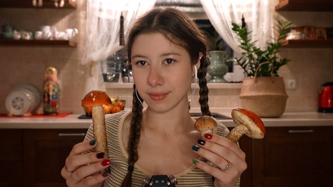 🍄ASMR Mushroom Sounds & Why Slavic people like Foraging them