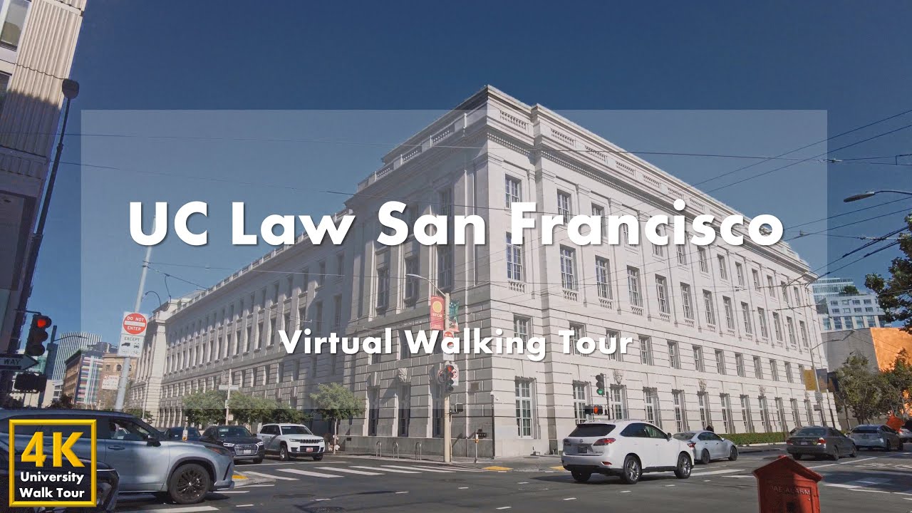 University of California College of the Law San Francisco—виртуальная пешеходная экскурсия[4k 60fps]