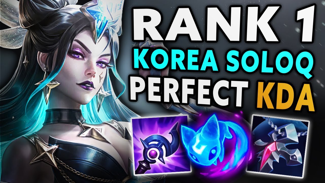 This Syndra is RANK 1 in Korea and has a 74% WR
