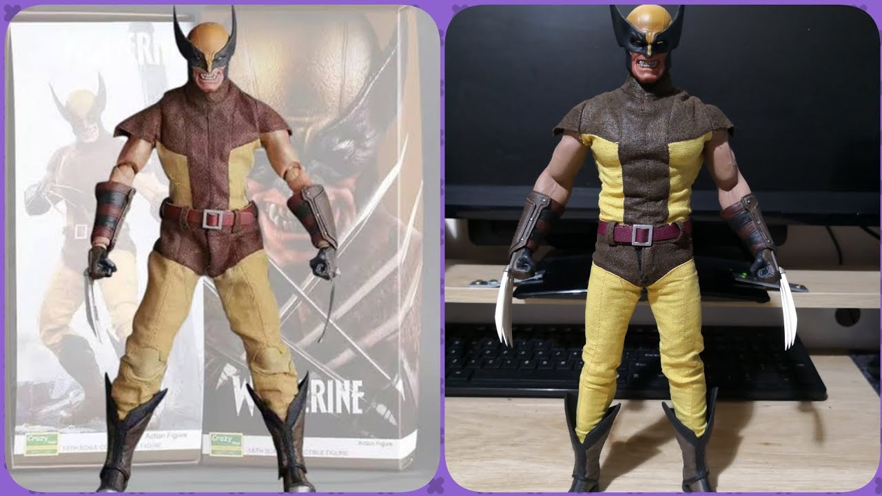 phicen 1/6: crazy toy wolverine Conversion to phicen body m34（金刚狼改装素体phicen 1/6完美变装