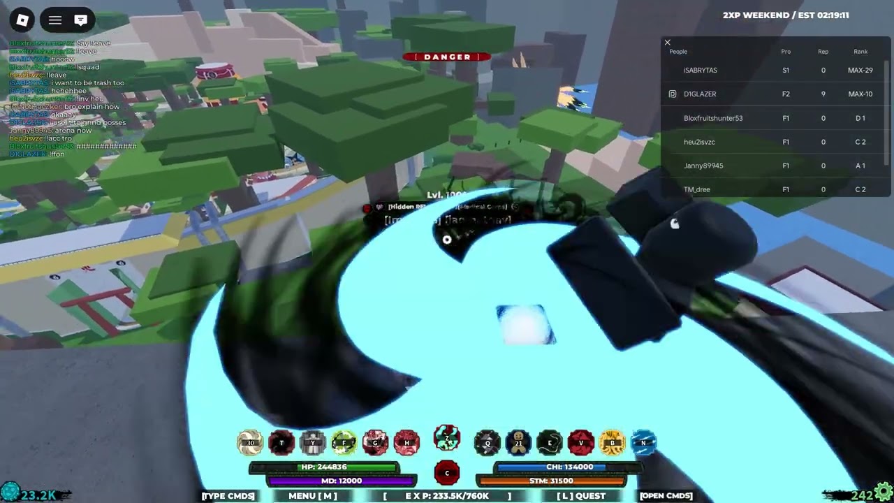Shindo life hacker(infinity moves)
