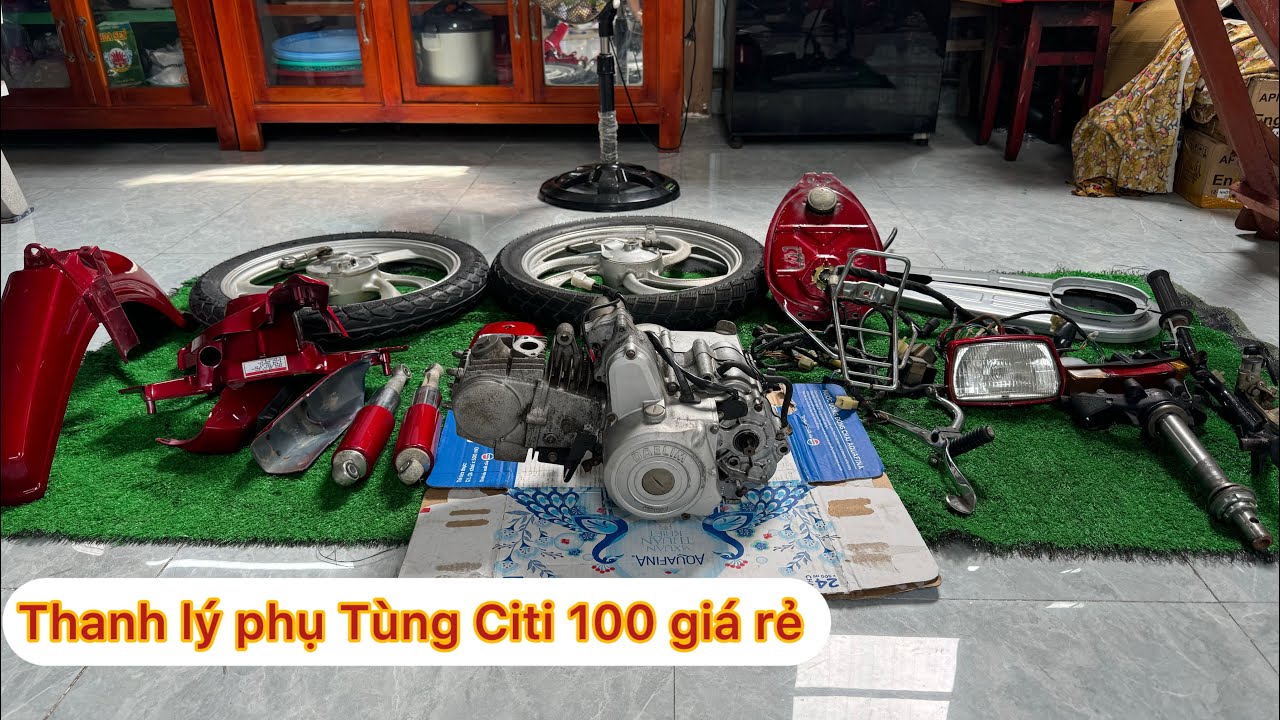 Xã xã hàng phụ Tùng Citi 100 rả xe bãi ngày 5/3/2026