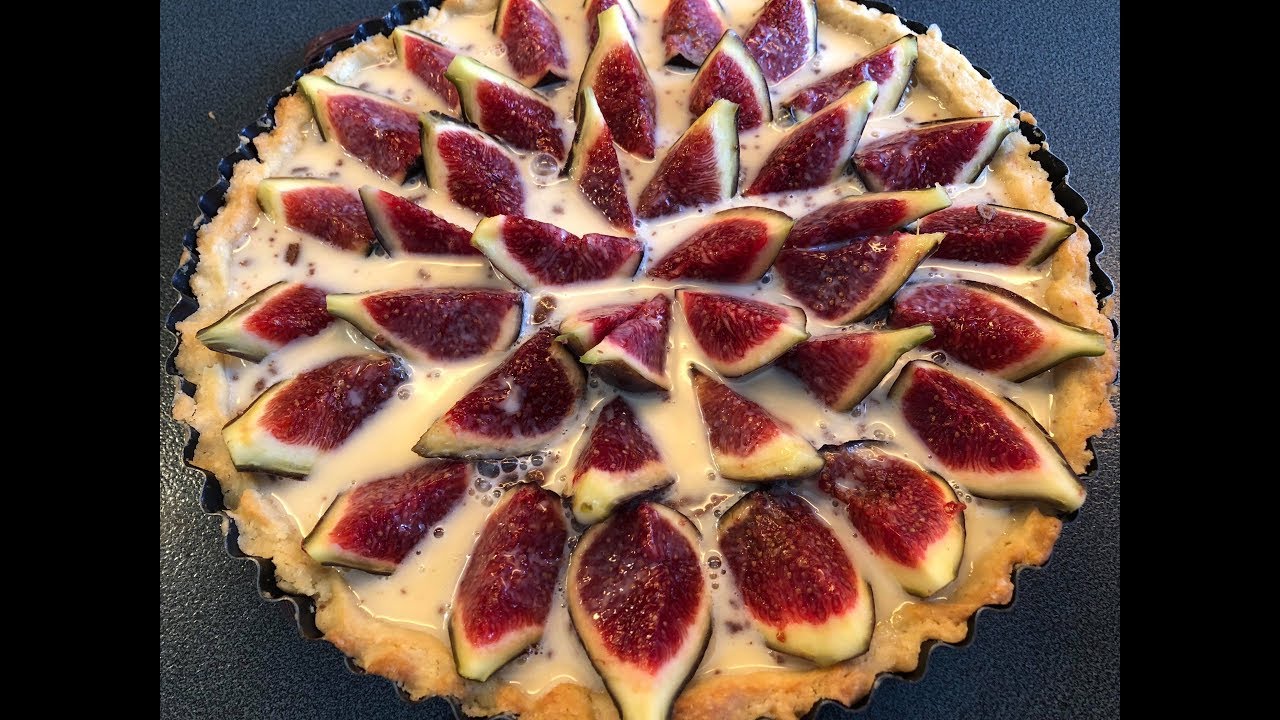 طارطة شهوة منها بالتين(الكرموس)لاول مرة علي اليوتيوب tarte au figues