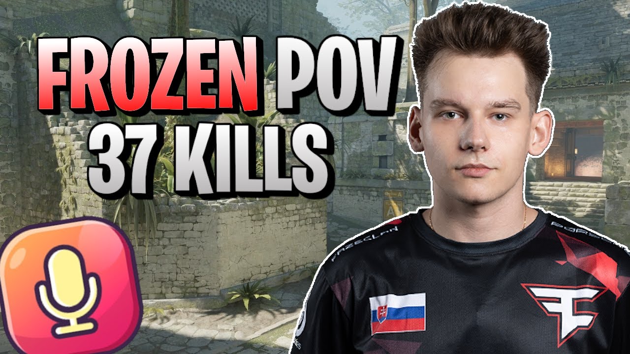 FROZEN 37 KILLS POV WITH VOICE COMMS | CS2 PRO POV | Ancient
