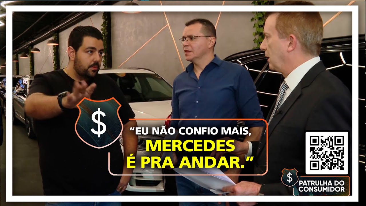 “EU NÃO CONFIO MAIS, MERCEDES É PRA ANDAR.”