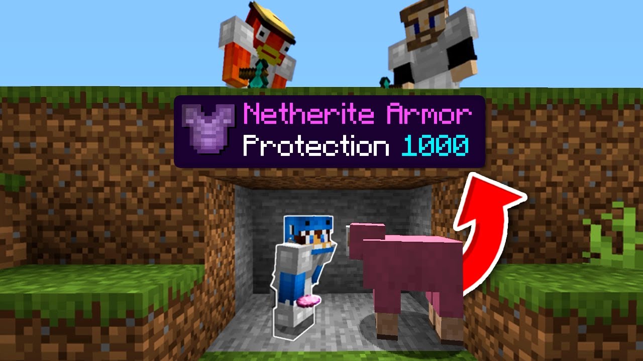 Minecraft Manhunt But Dyeing Sheep Drops OP Loot...