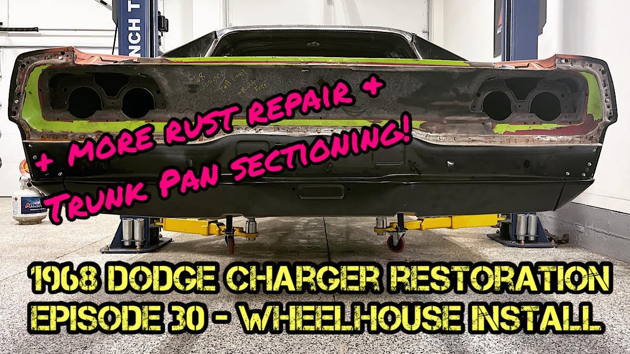Реставрация Dodge Charger 1968 года — Эпизод 30 — Установка колёсной арки и разборка багажника