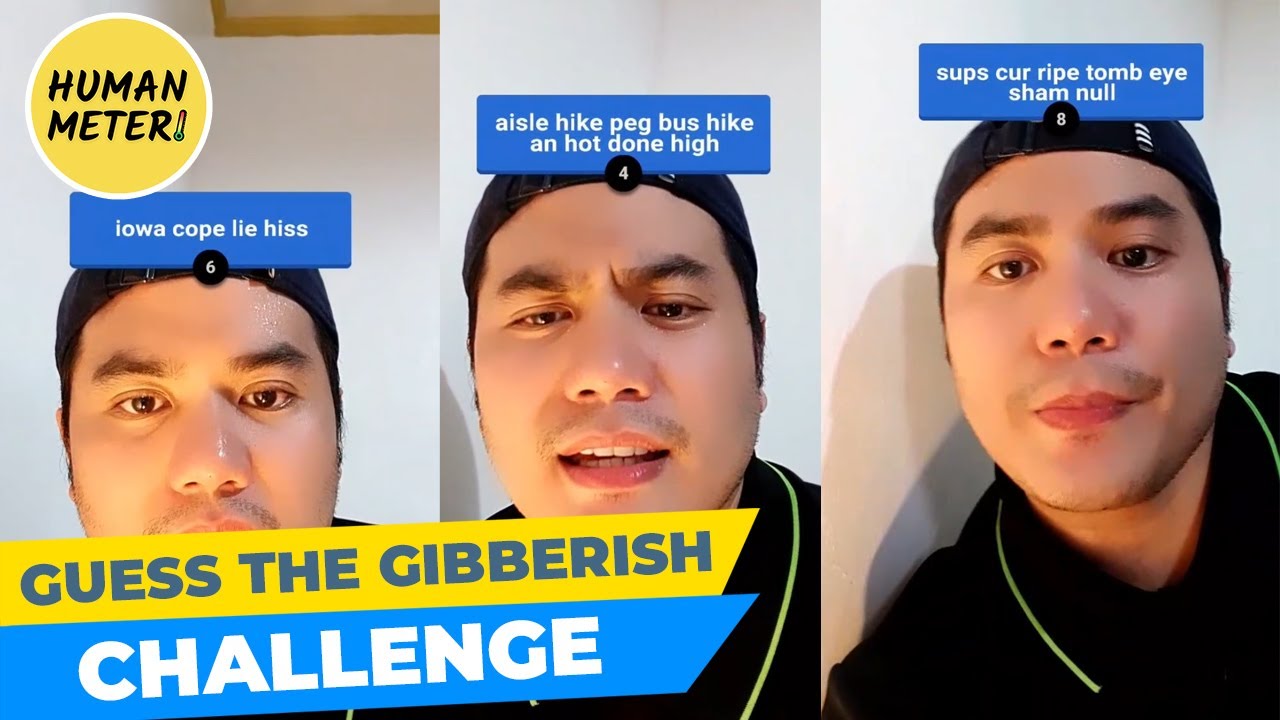 Hilarious Guess The Gibberish Challenge With Andre | HumanMeter