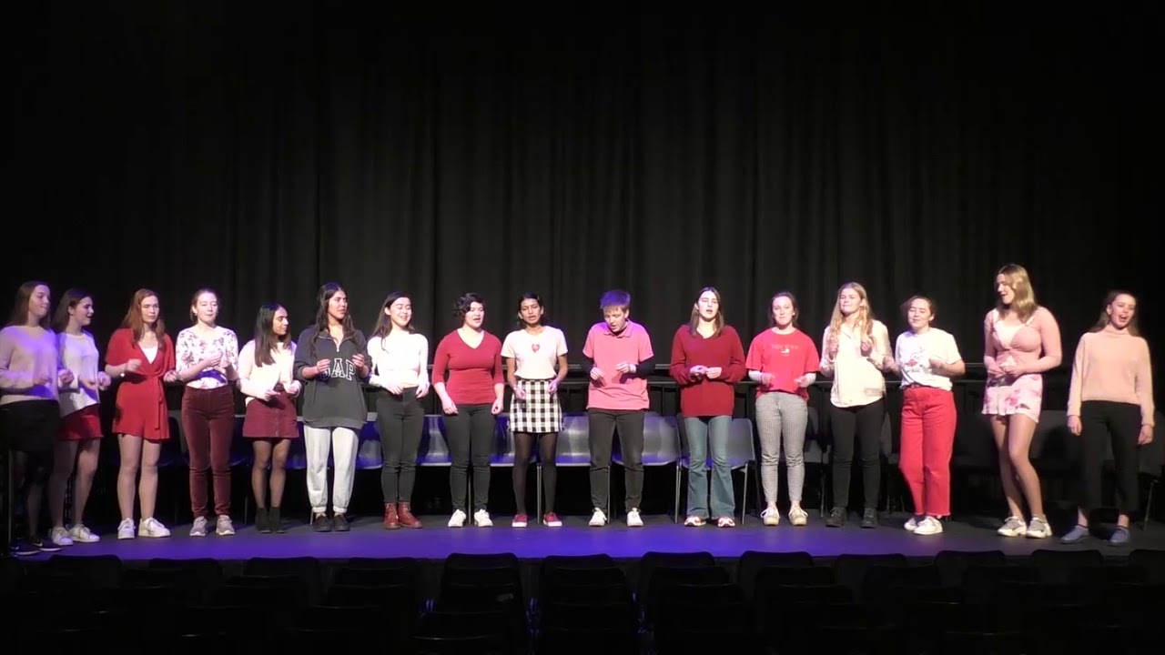GHS Sixth Form A cappella Club sing L-O-V-E