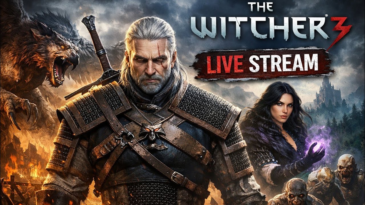 THE Witcher 3 na MARCHA DA MORTE GAMEPLAY AO VIVO PS5