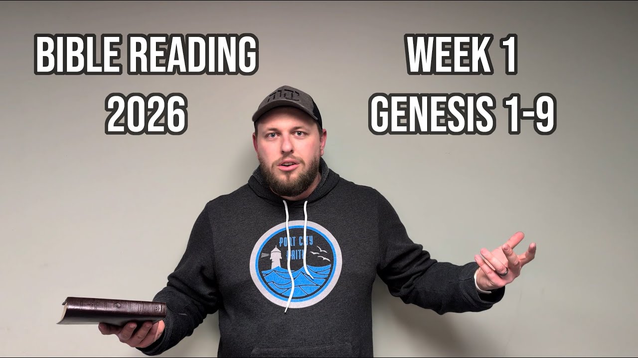 Bible Reading Plan 2026 - Week 1, Genesis 1-9