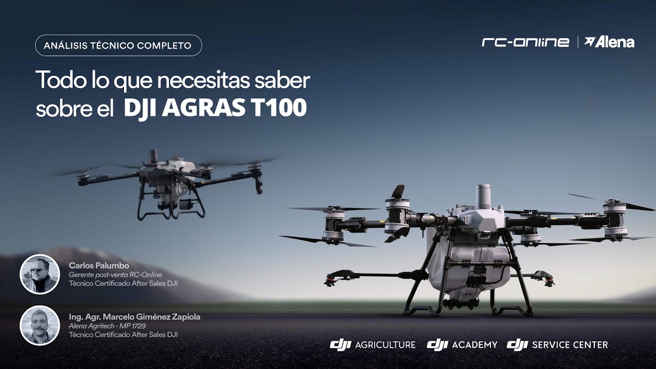 Lanzamiento DJI Agras T100