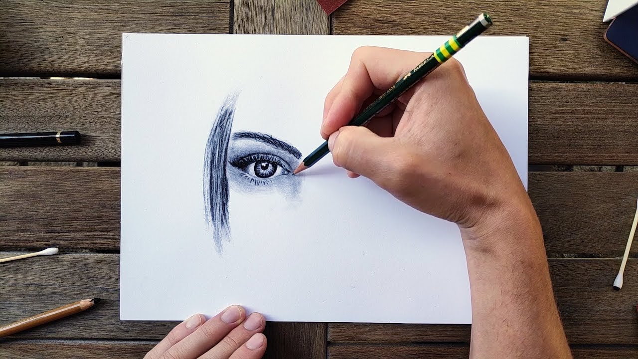 Was brauche ich um realistische Bilder zu Zeichnen? - vom Stift zum Papier am Beispiel erklärt