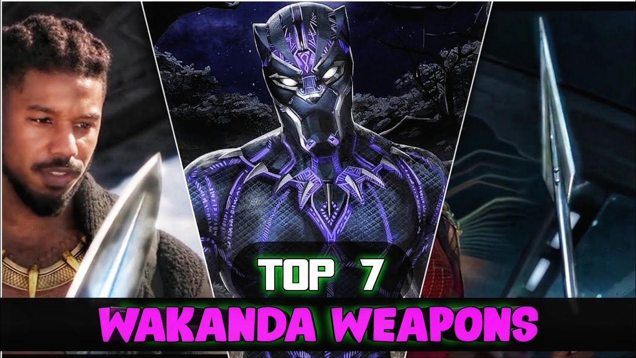 Wakanda Top 7 Weapons ( Black panther) in Hindi SUPERBATTLE