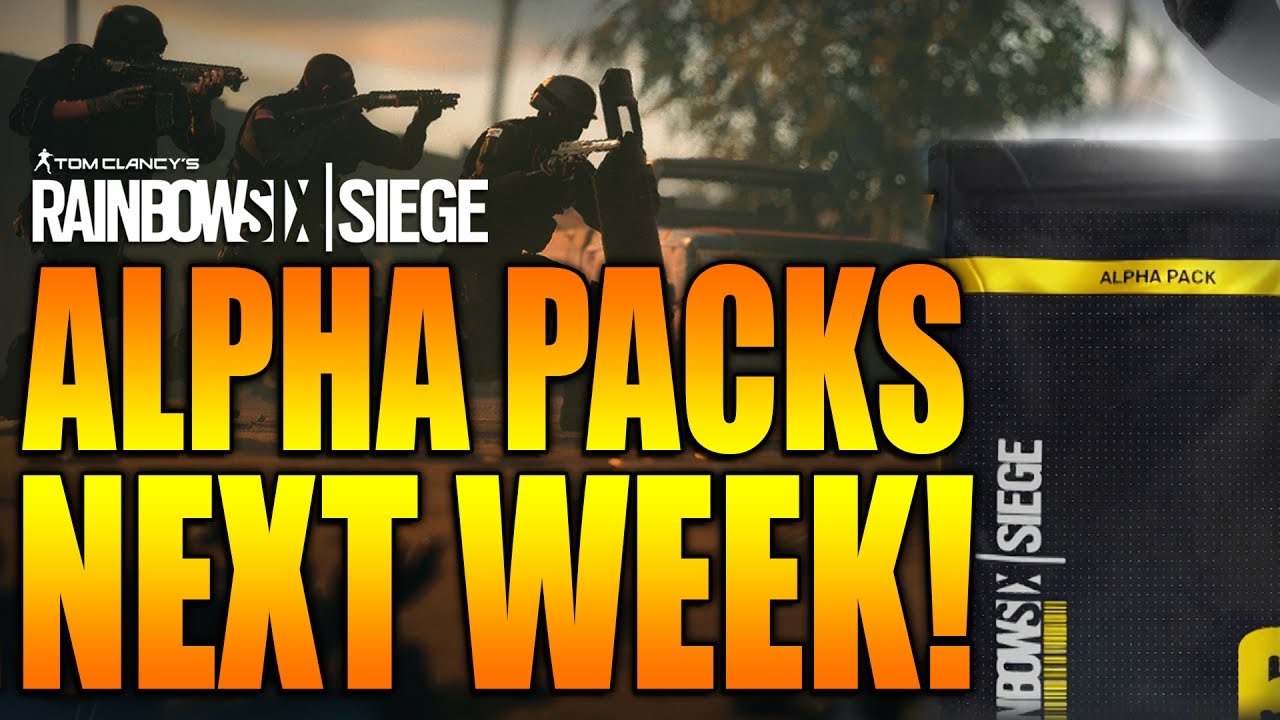 Rainbow Six Siege - In Depth:ALPHA PACKS COMING NEXT WEEK