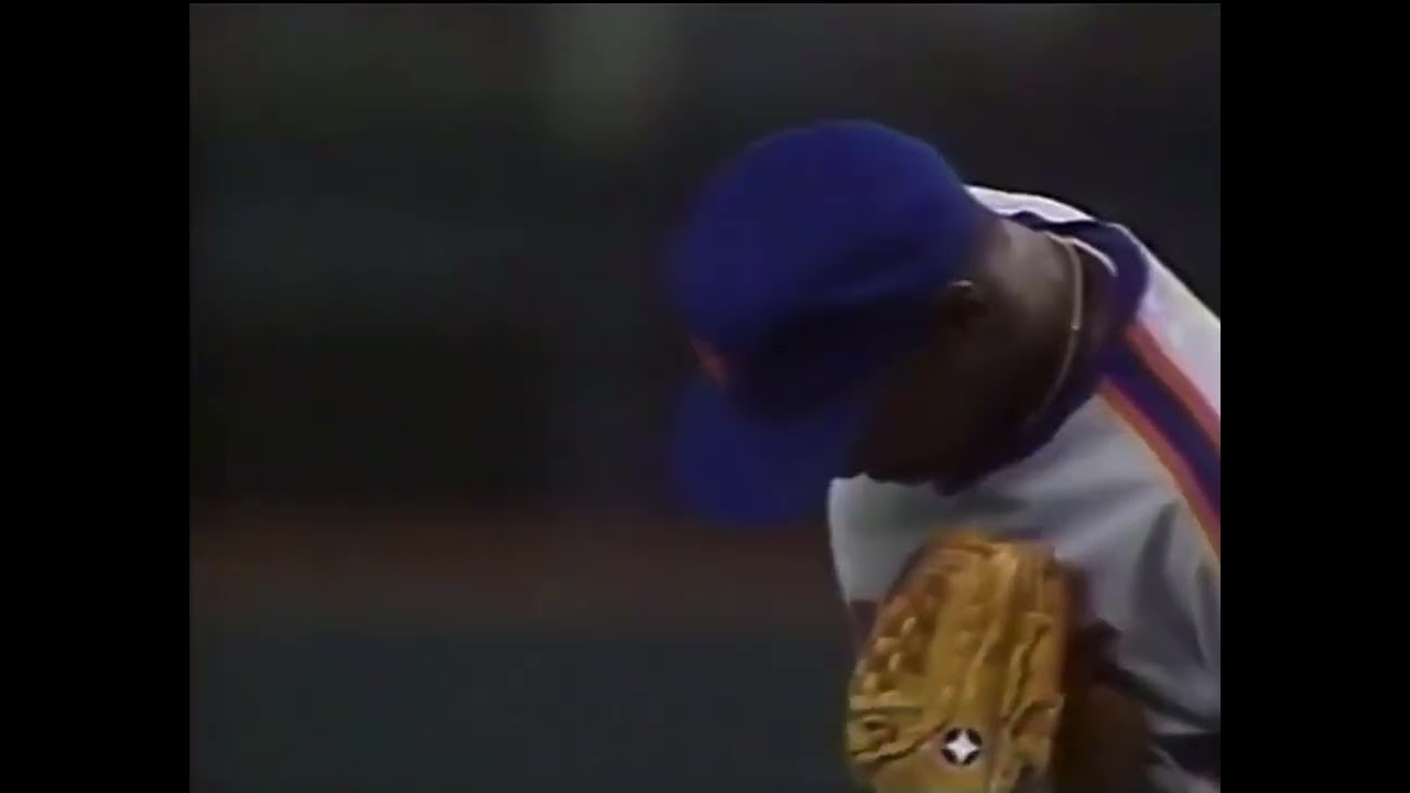 NYM@HOU; Dwight Gooden strikes out 5 over 8 1/3 (1987)