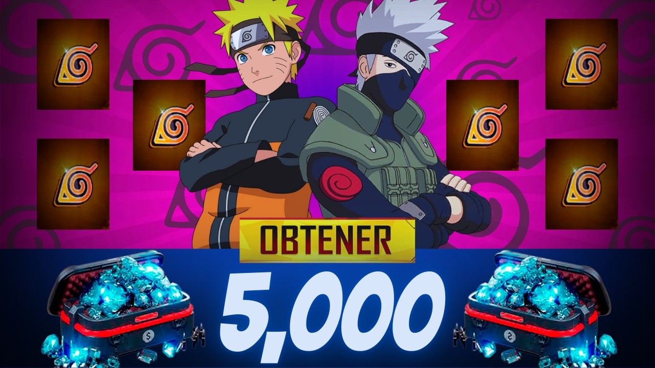 ¡Mi Primera Recarga de 5000 Diamantes en Free Fire! 🔥 ¡Comprando TODO lo de Naruto! 🍥