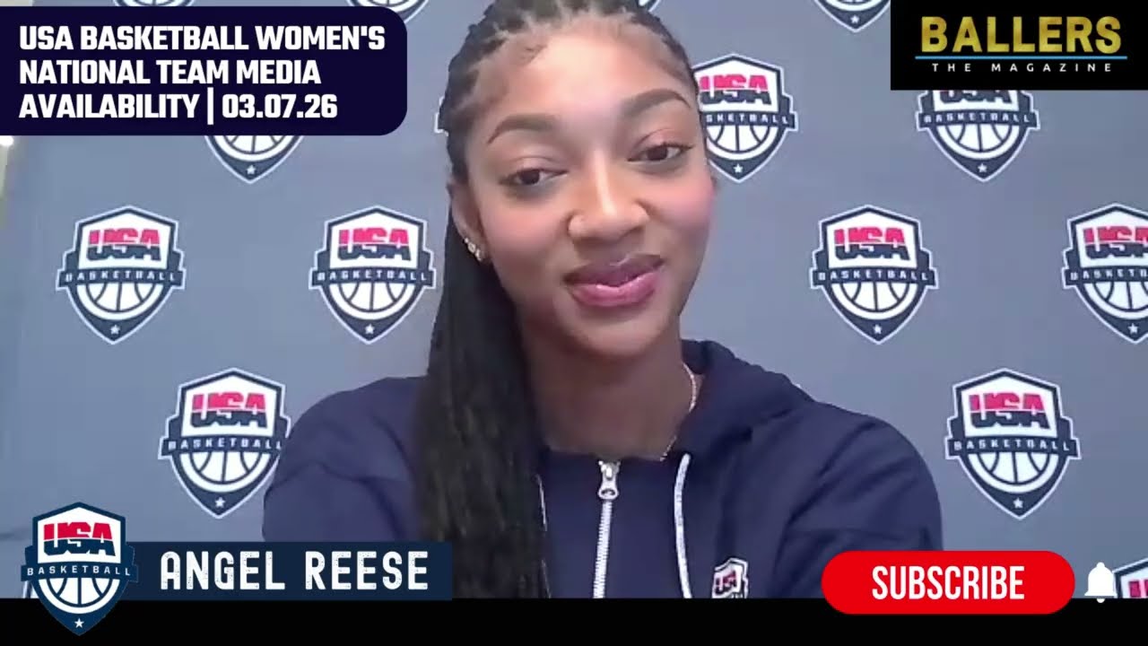 Angel Reese: USA Basketball Women's National Team Media Availability | 03.07.26 Ballers Magazine