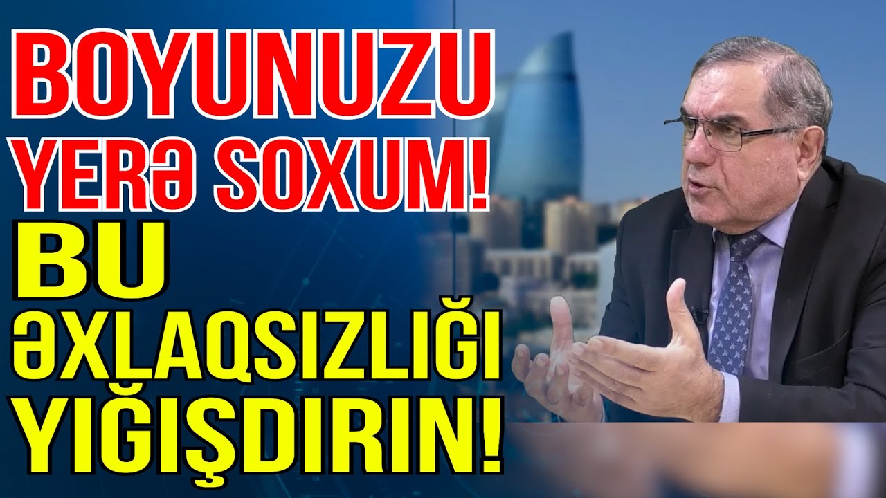 Professordan canlıda AĞIR SÖZLƏR - Boyunuzu yerə soxum! - Gündəm Masada - Media Turk TV