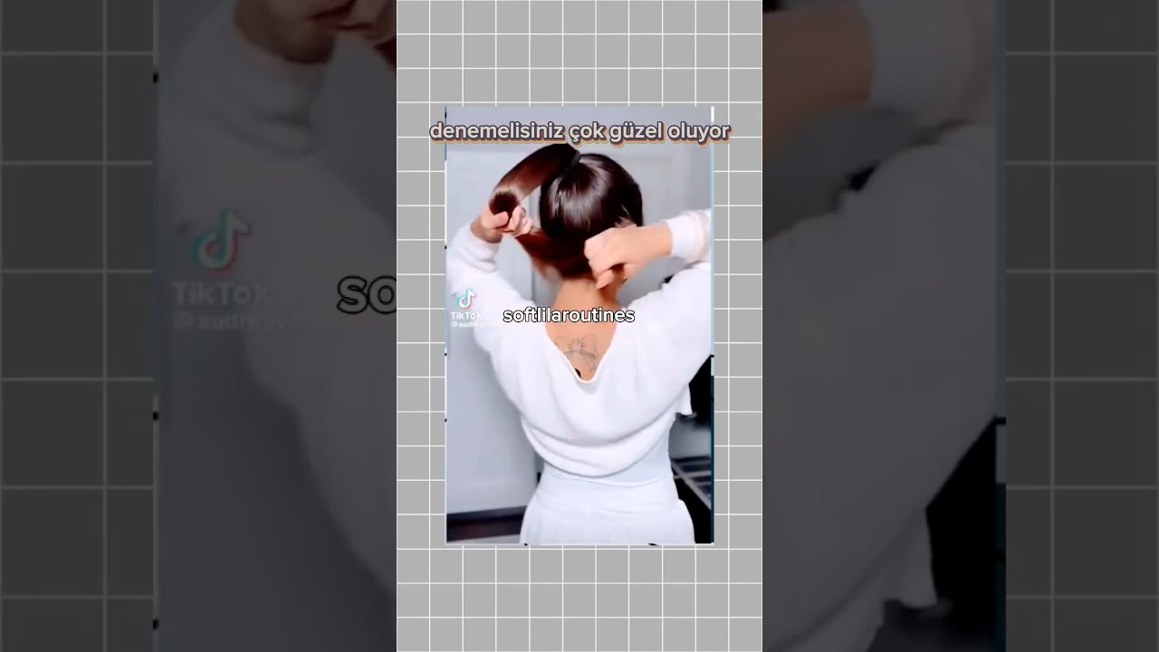 yaz i&ccedil;in kolay topuz modelleri 🍡 #beni&ouml;ne&ccedil;ıkar #shortvideo #subscribe #rainbow