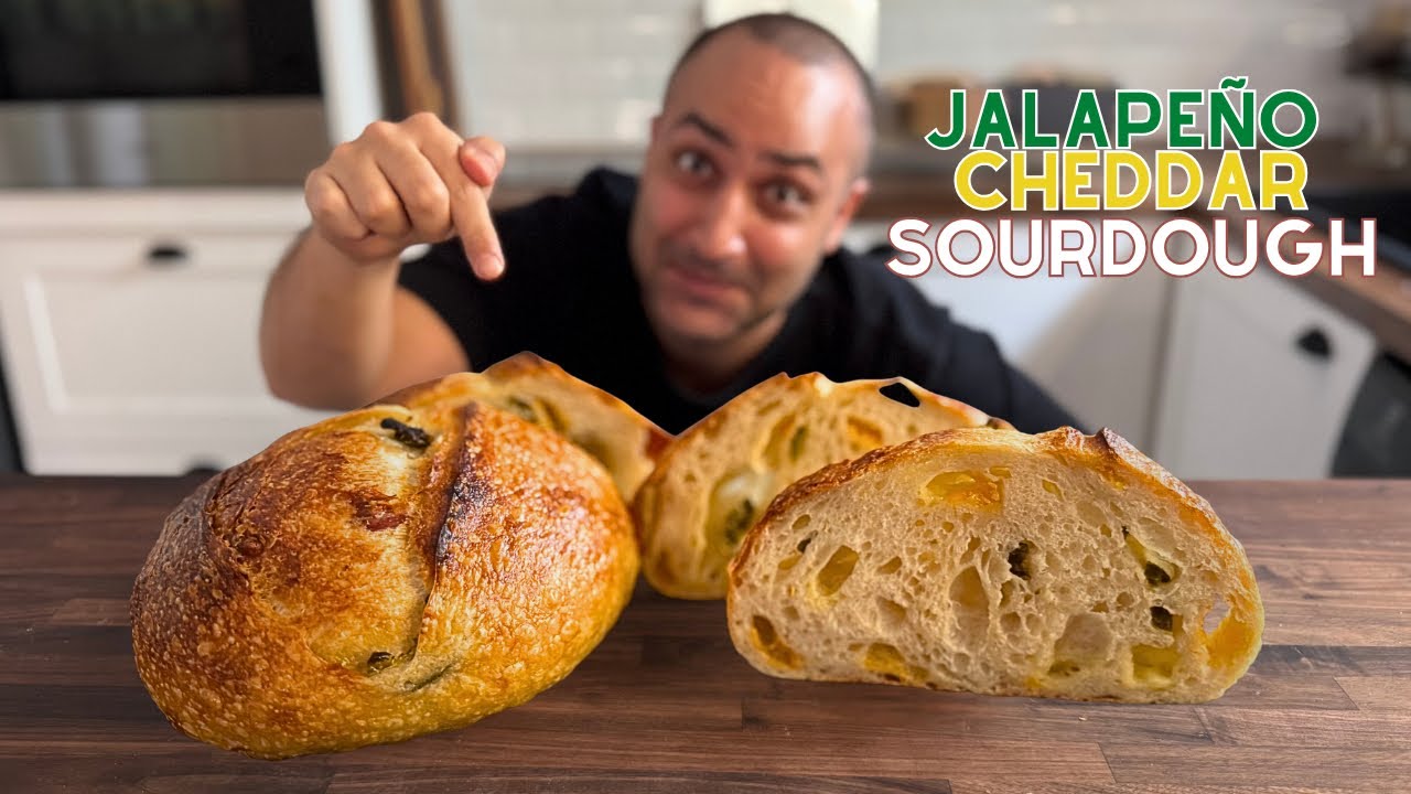 Jalapeño Cheddar Sourdough Bread