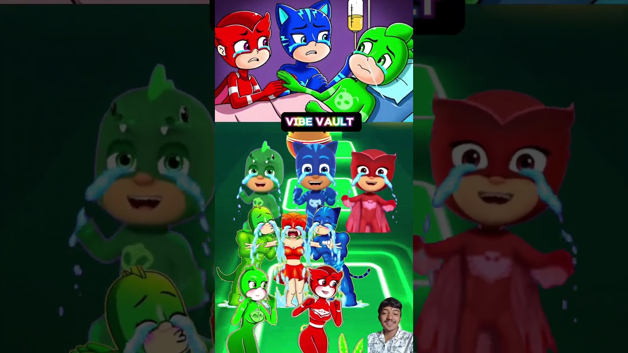 Pj Mask - Catboy 🆚 Gekko 🆚 owellet 🆚 catboy X dance song tiles hop edm rush 🎯 |