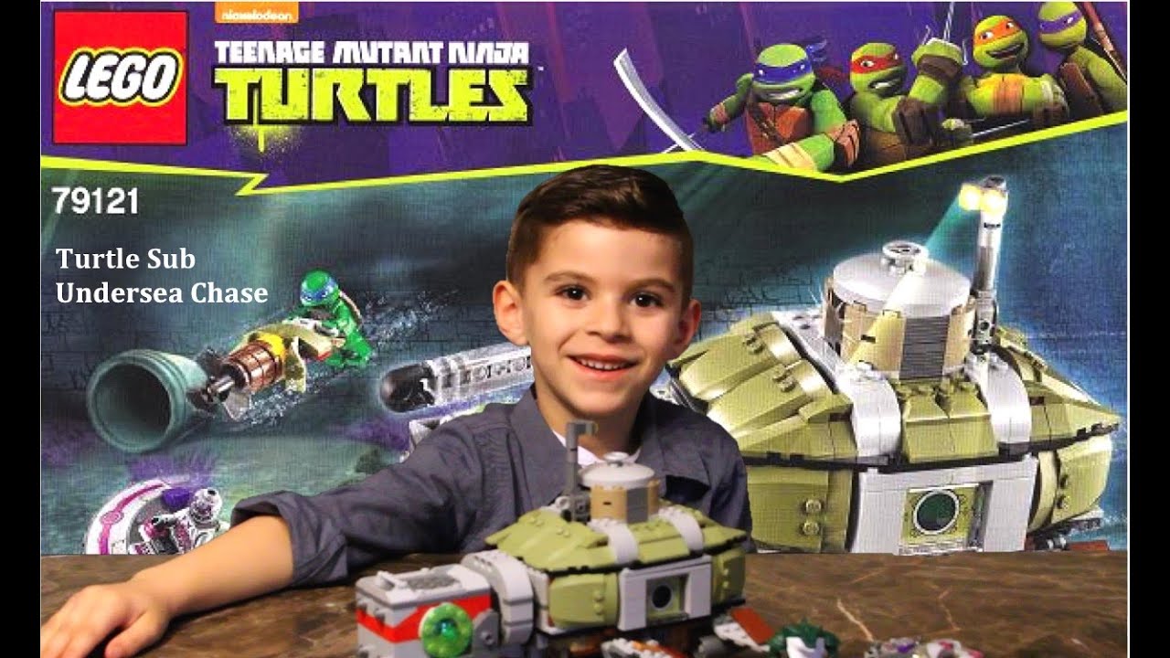 TURTLE SUB UNDERSEA CHASE - LEGO Teenage Mutant Ninja Turtles Set Review and Unboxing