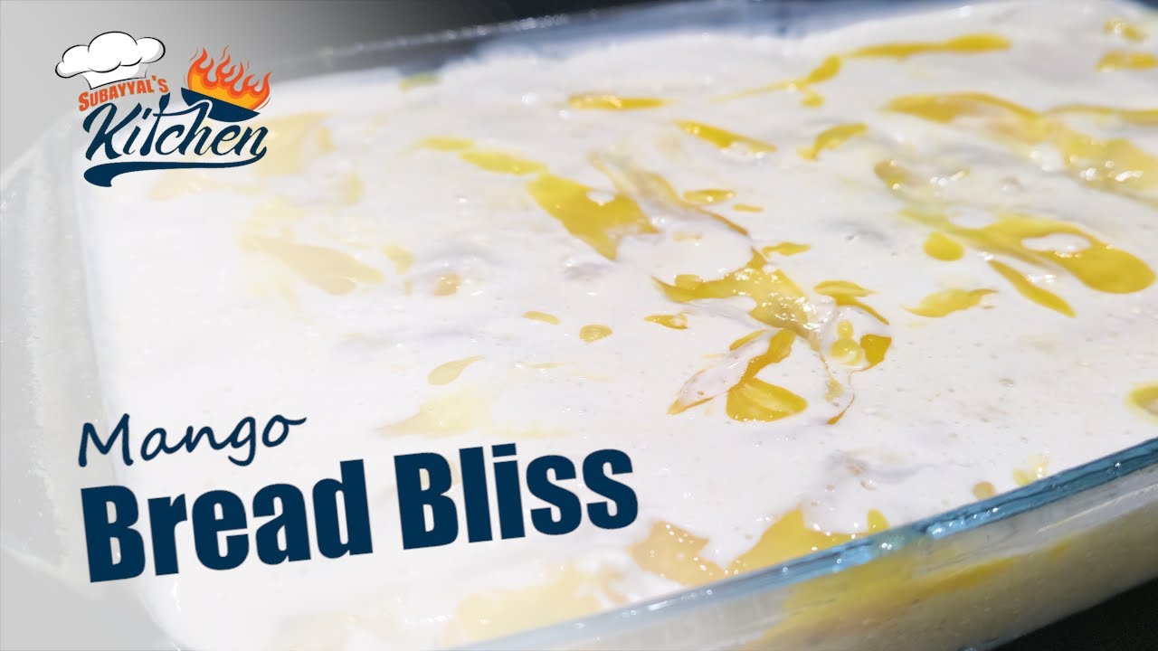 🥭 Mango Bread Bliss: The NO-BAKE, 3-Ingredient Dessert of Your Dreams! | Mango Bread Pudding