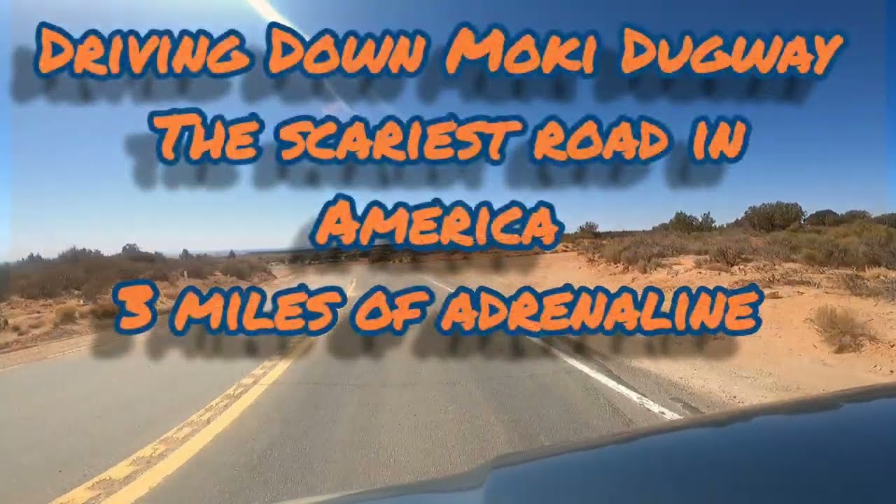 Driving Down Moki Dugway 