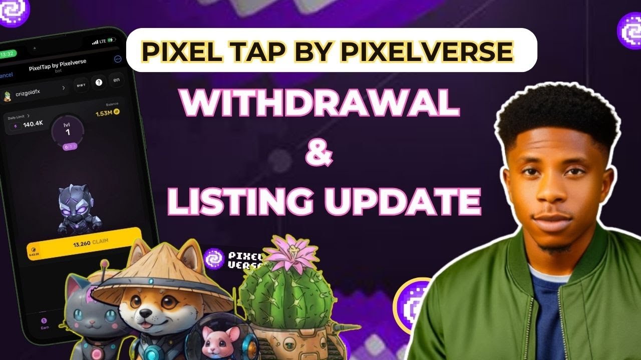 PIXELVERSE Withdrawal Tutorial & Launch Date: How To Withdraw Pixeltap By Pixelverse To Bybit/bitget