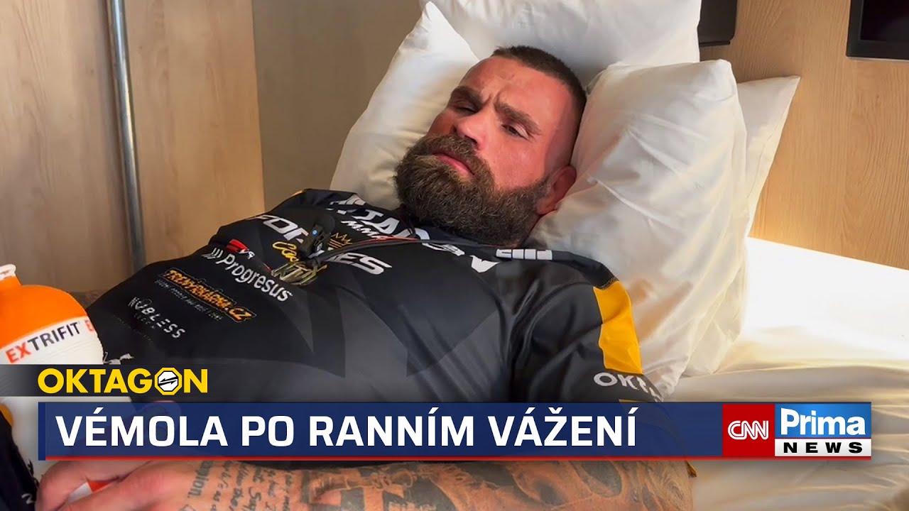 OKTAGON 51: Vémolův těžký boj s váhou. Shazování mu nabourala viróza, limit splnil jen o gramy