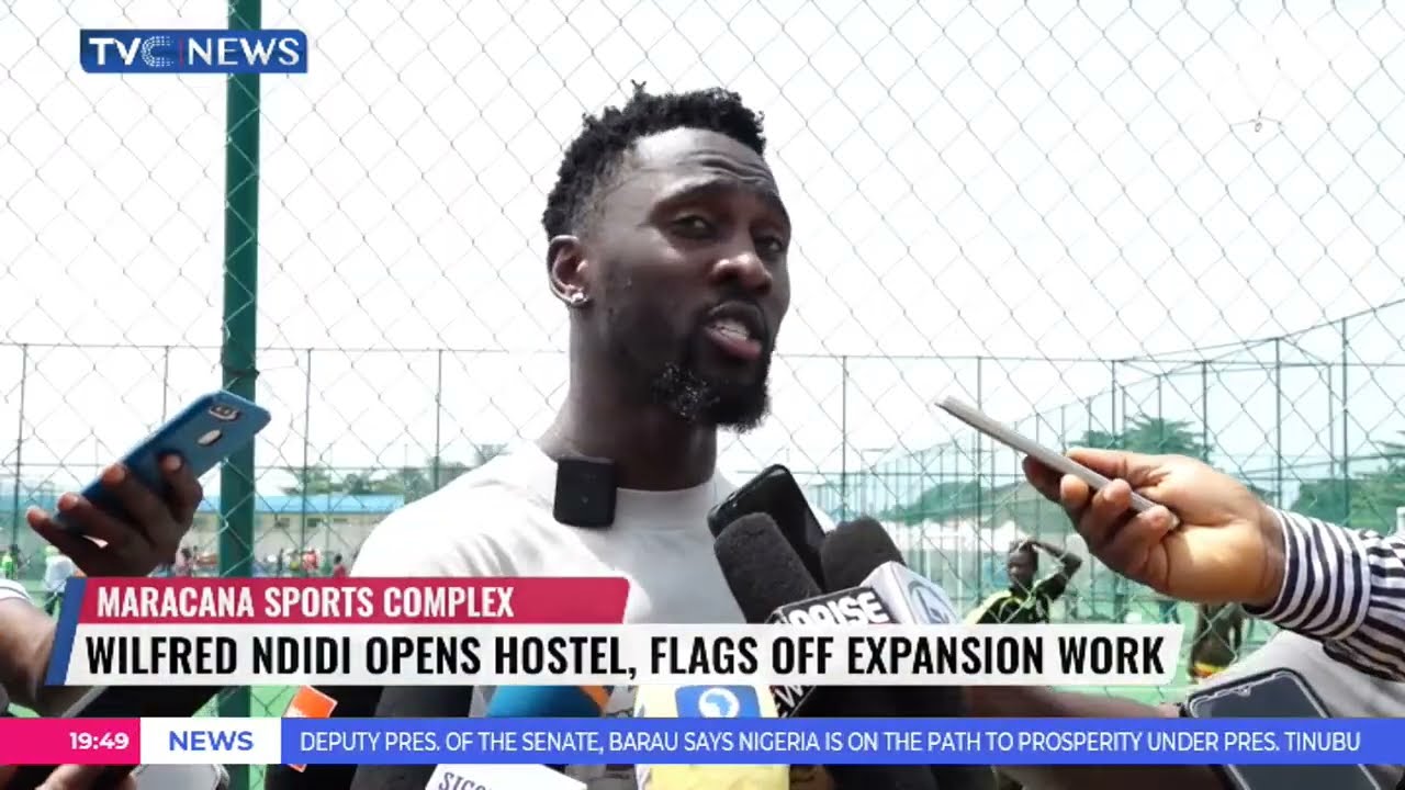 Wilfred Ndidi Opens Hostel, Flags Off Expansion Of Maracana Sports Complex