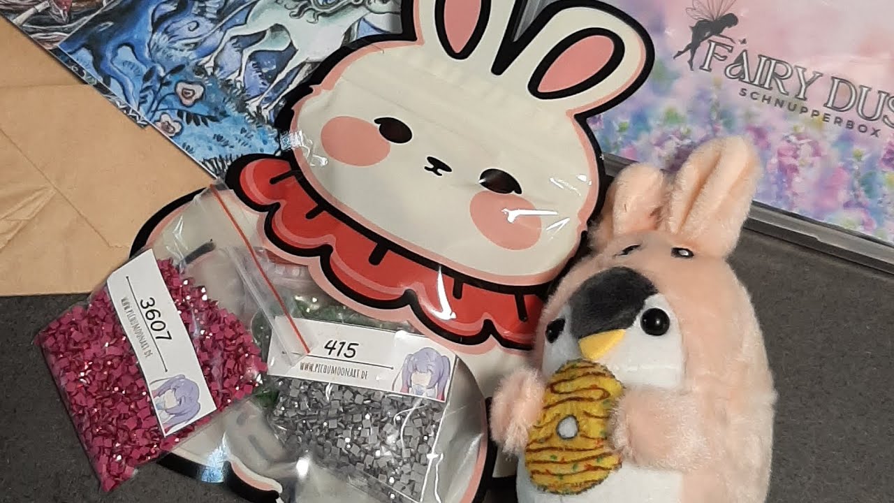 XL Diamondpainting Unboxing | Pichu Moon Art ♡ Bild, Zubehör und mega tolle neue Steine 😍
