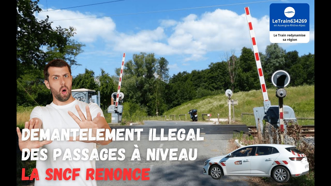 La SNCF renonce à bitumer illégalement 2 passages à niveau dans la Loire.