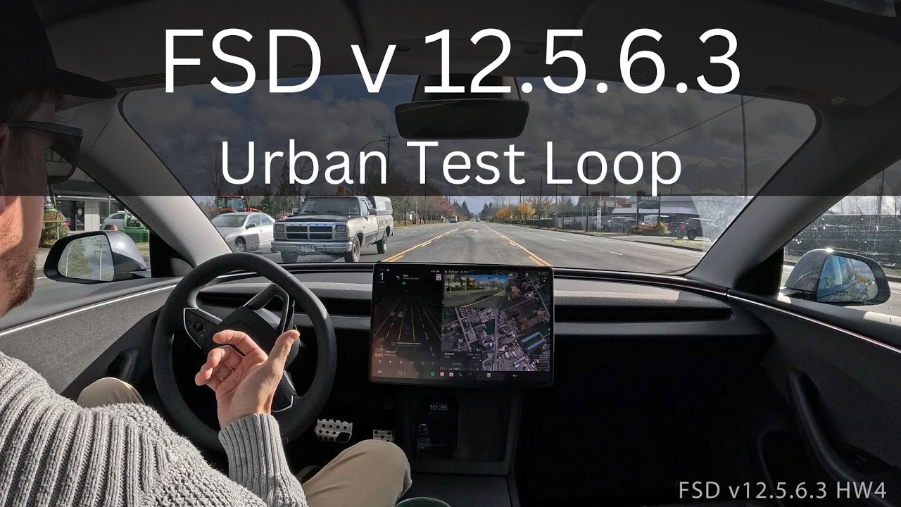 FSD v 12.5.6.3 | Urban Test Loop