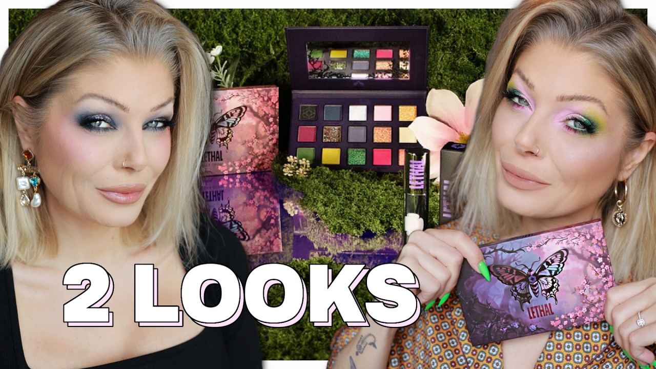 Revealing The New Lethal Cosmetics Black Spring Collection 🌸 2 LOOKS 🌸