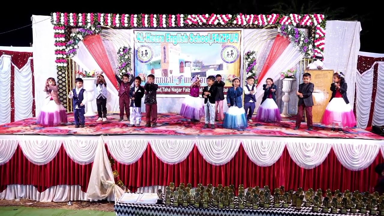 LKG Girls&Boys Powerful performance on Hum Waqt Badal Denge#Al Heera English School Annual Function 