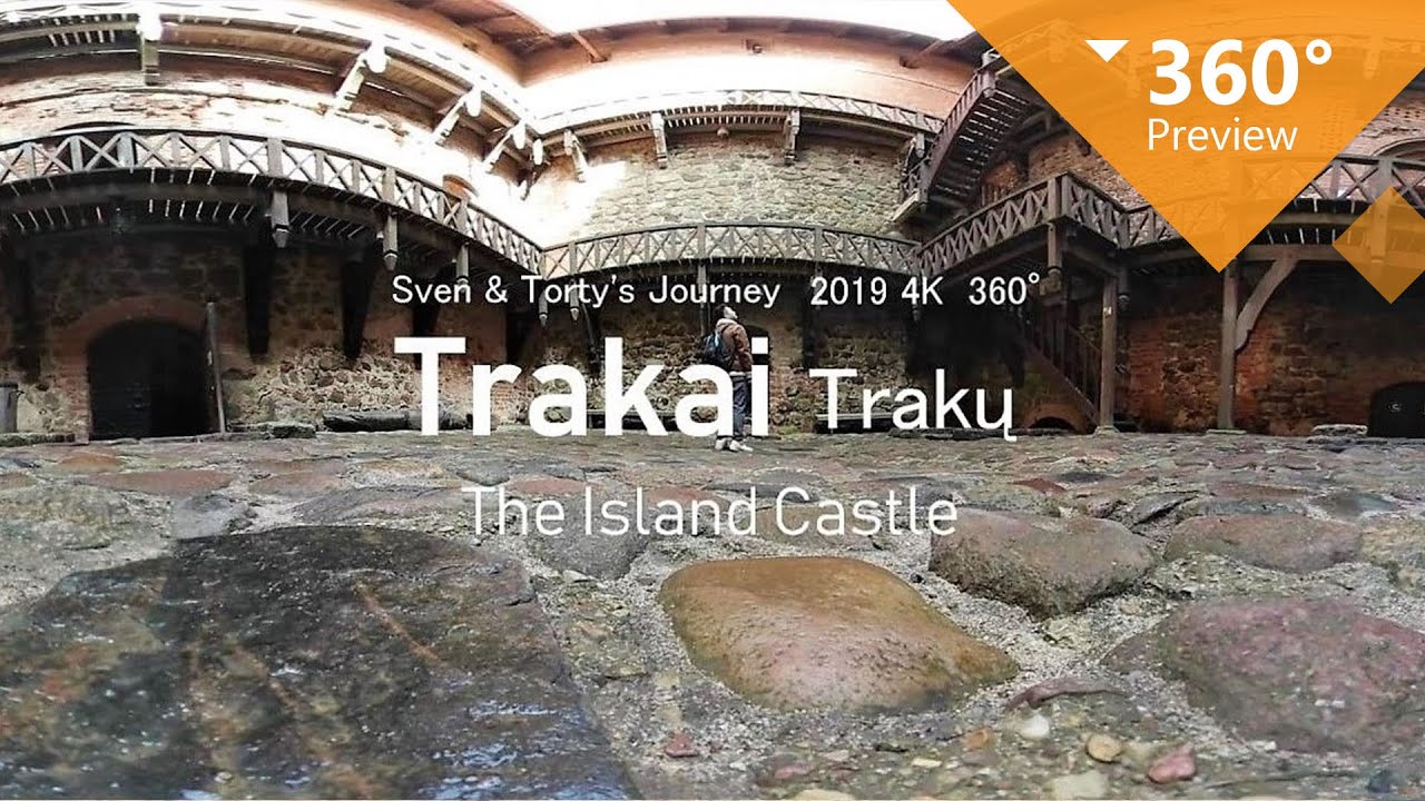 Q-We 360&deg; Trip &bull; Visit Trakai: Walk in the Gorgeous Island Castle 4K