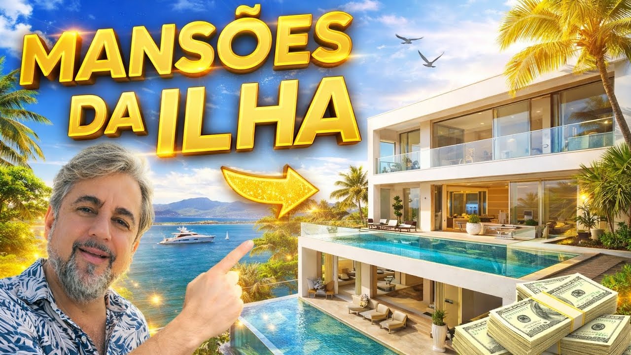 Entre o Luxo e o tempo, &agrave;s Mans&otilde;es da Ilha Porchat.