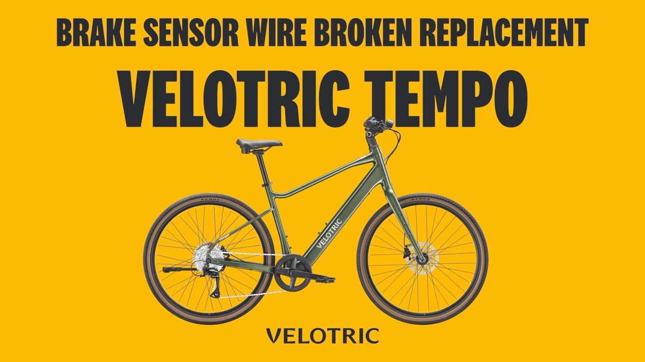 Tempo Adjustment & Maintenance: Brake sensor wire broken